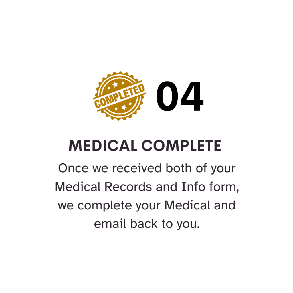 Shooting Medicals – Simple 4-step firearm medical booking process