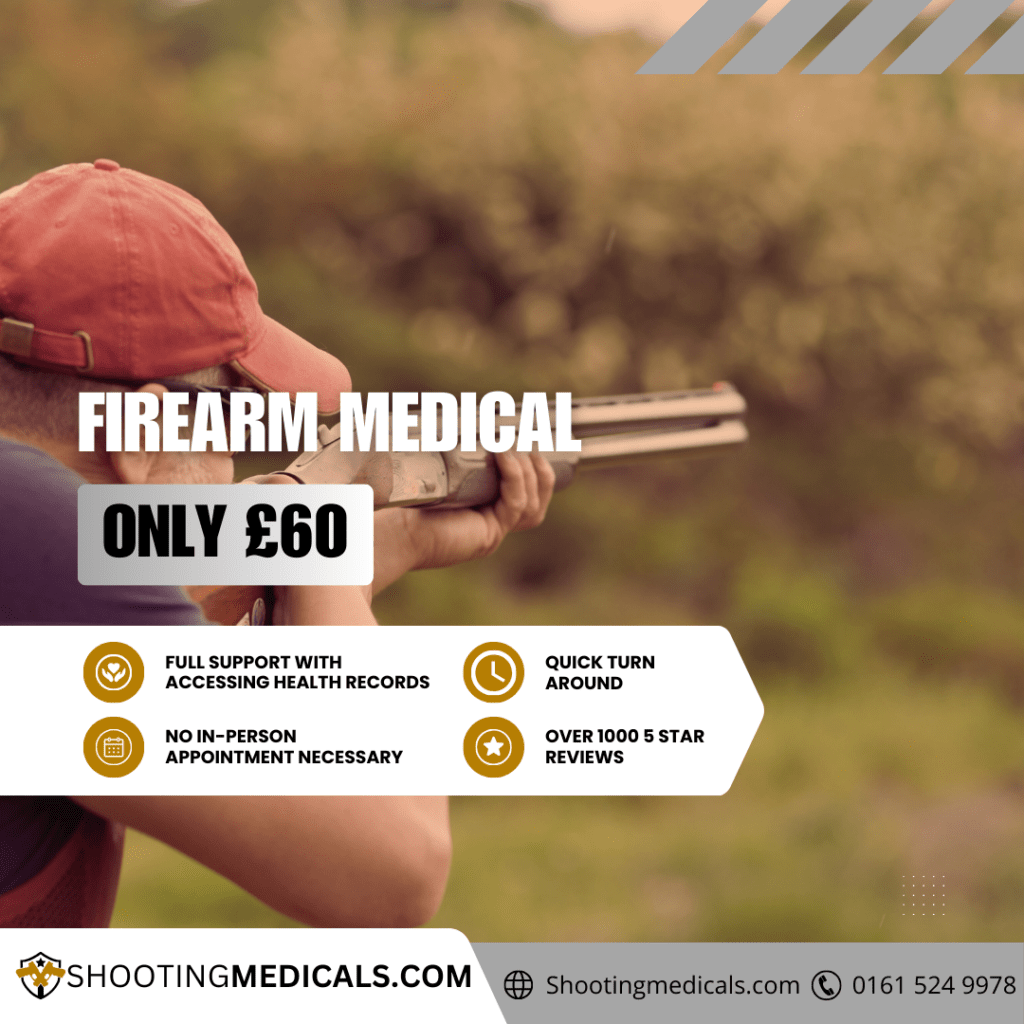 Shooting Medicals – Firearm medicals for shotgun and firearms licenses